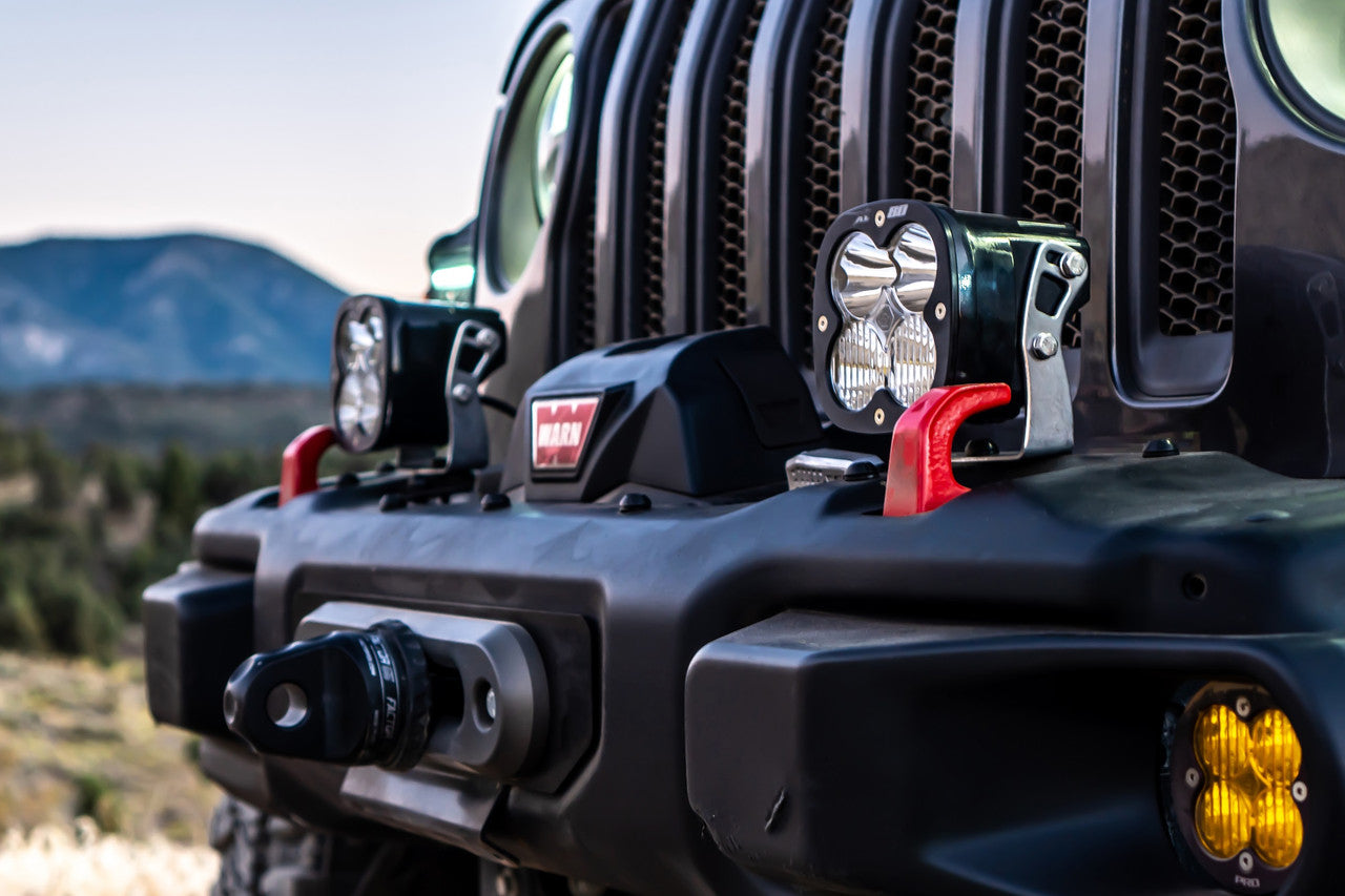 Jeep JL/JT XL Sport Bumper Light Kit - Jeep 2020-2025 Gladiator; 2018-2025 Wrangler JL; NOTE: w/ OE Steel Bumper