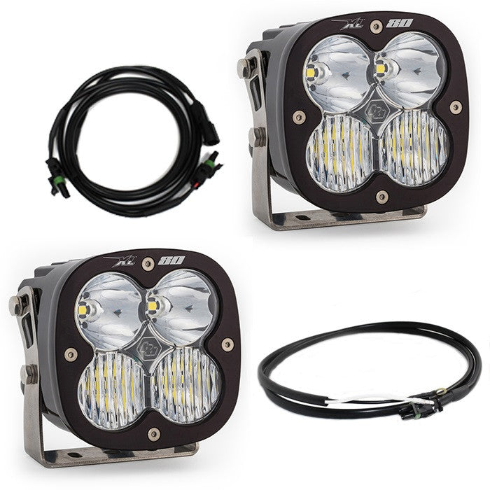 Jeep JL/JT XL80 Bumper Light Kit - Jeep 2020-2025 Gladiator; 2018-2025 Wrangler JL; NOTE: w/ OE Steel Bumper
