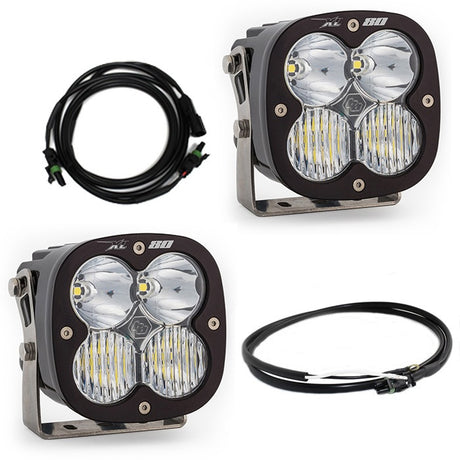 Jeep JL/JT XL80 Bumper Light Kit - Jeep 2020-2025 Gladiator; 2018-2025 Wrangler JL; NOTE: w/ OE Steel Bumper