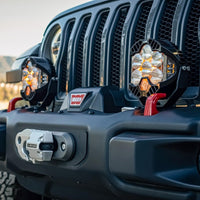 Jeep JL/JT LP6 Pro Bumper Light Kit - Jeep 2020-2025 Gladiator; 2018-2025 Wrangler JL; NOTE: w/ OE Steel Bumper