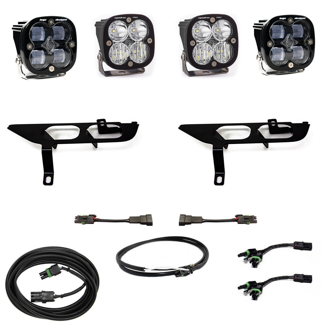 Ford Squadron SAE/Sport Fog Pocket Light Kit - Ford 2021-23 F-150; NOTE: w/o Daytime Running Lights (DRL)