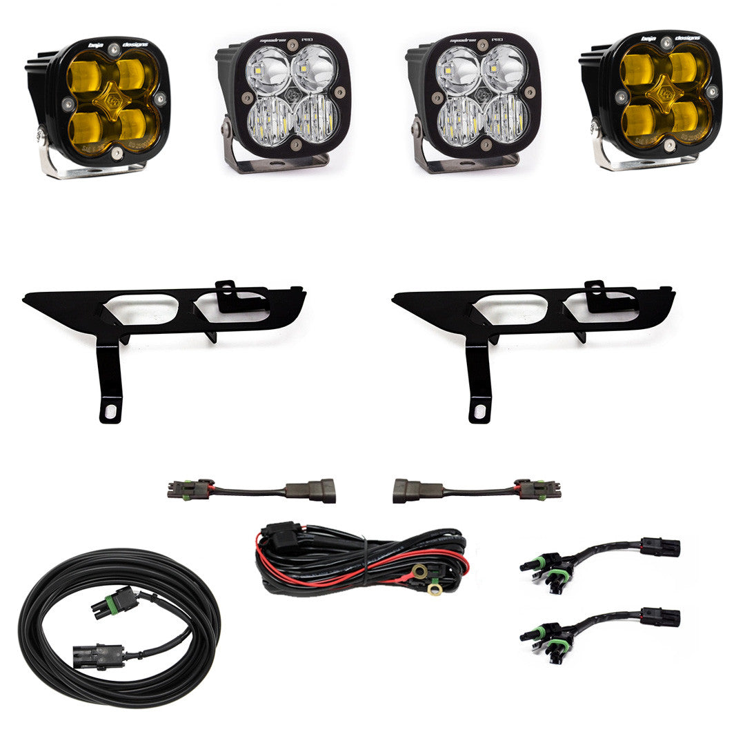 Ford Squadron SAE/Sport Fog Pocket Light Kit - Ford 2021-23 F-150; NOTE: w/o Daytime Running Lights (DRL)