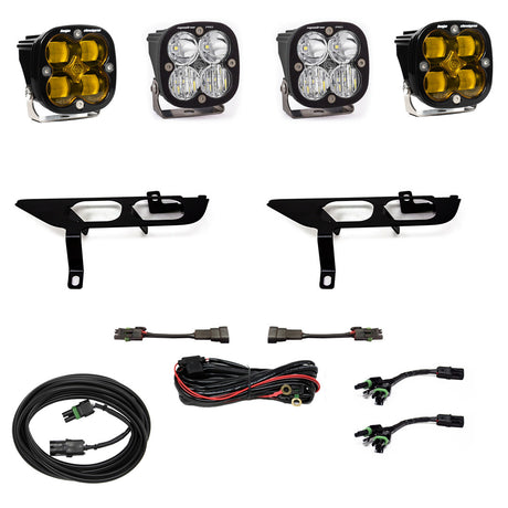 Ford Squadron SAE/Sport Fog Pocket Light Kit - Ford 2021-23 F-150; NOTE: w/o Daytime Running Lights (DRL)