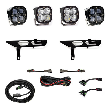 Ford Squadron SAE/Pro Fog Pocket Light Kit - Ford 2021-23 F-150; NOTE: w/o Daytime Running Lights (DRL)