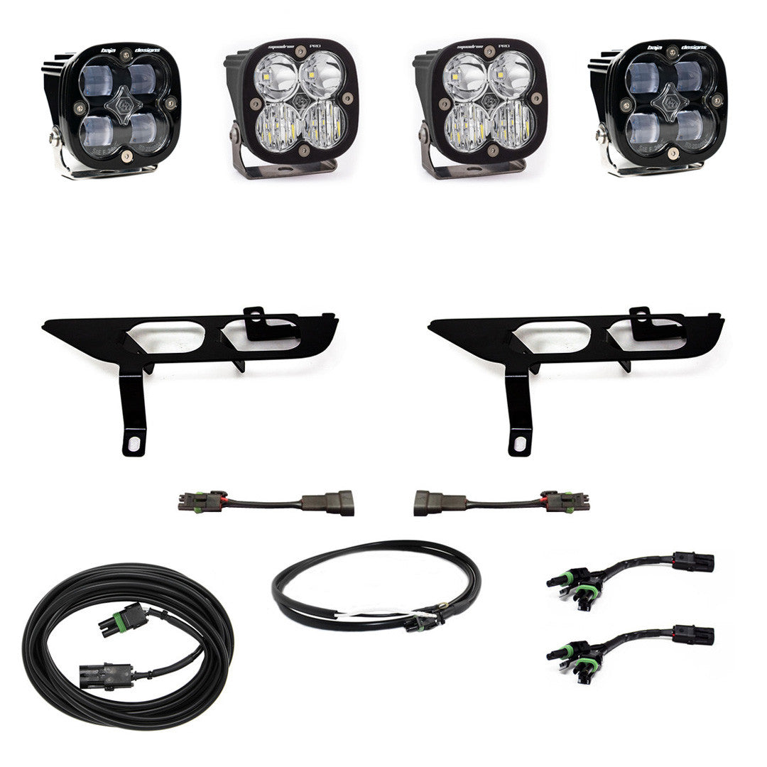 Ford Squadron SAE/Pro Fog Pocket Light Kit - Ford 2021-23 F-150; NOTE: w/o Daytime Running Lights (DRL)