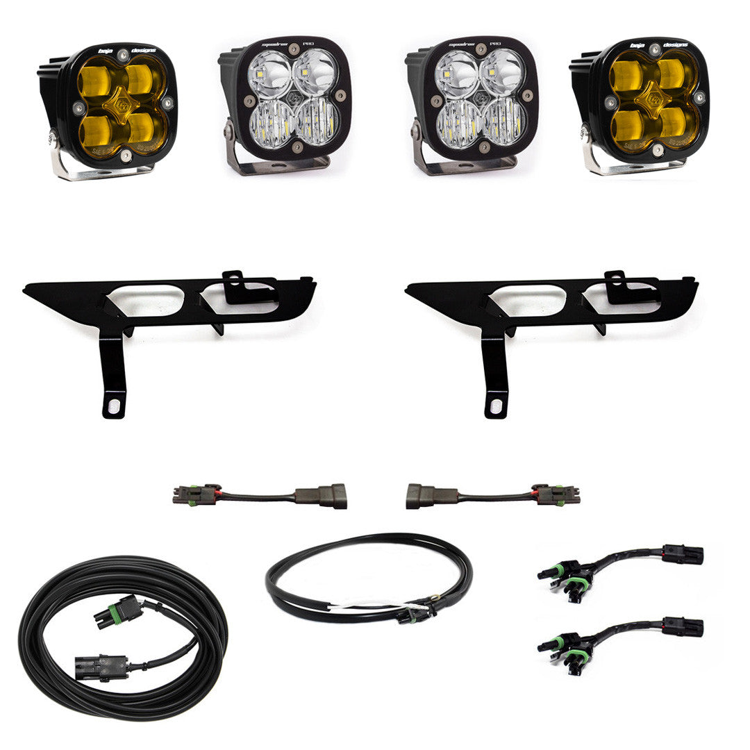 Ford Squadron SAE/Pro Fog Pocket Light Kit - Ford 2021-23 F-150; NOTE: w/o Daytime Running Lights (DRL)