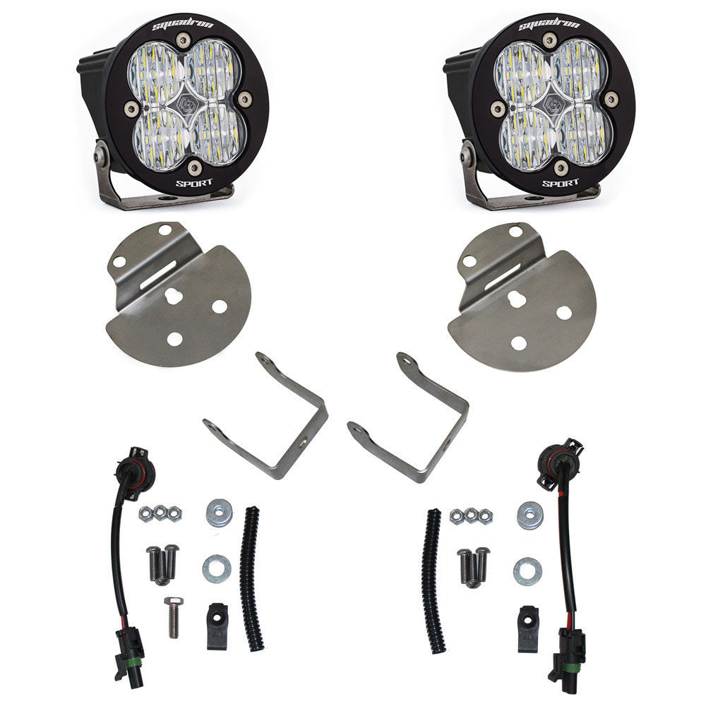 Chevy/GMC Squadron Sport Fog Pocket Light Kit - Chevy/GMC 2015-19 Colorado/Canyon / Silverado/Sierra 2500HD/3500HD