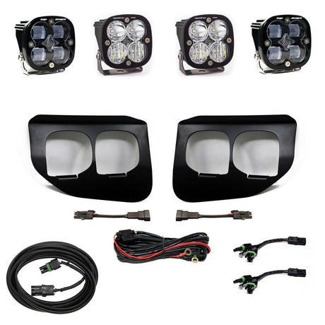 Ford Squadron SAE/Pro Fog Pocket Light Kit - Ford 2020-22 F-250/350 Super Duty