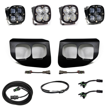Ford Squadron SAE/Pro Fog Pocket Light Kit - Ford 2020-22 F-250/350 Super Duty