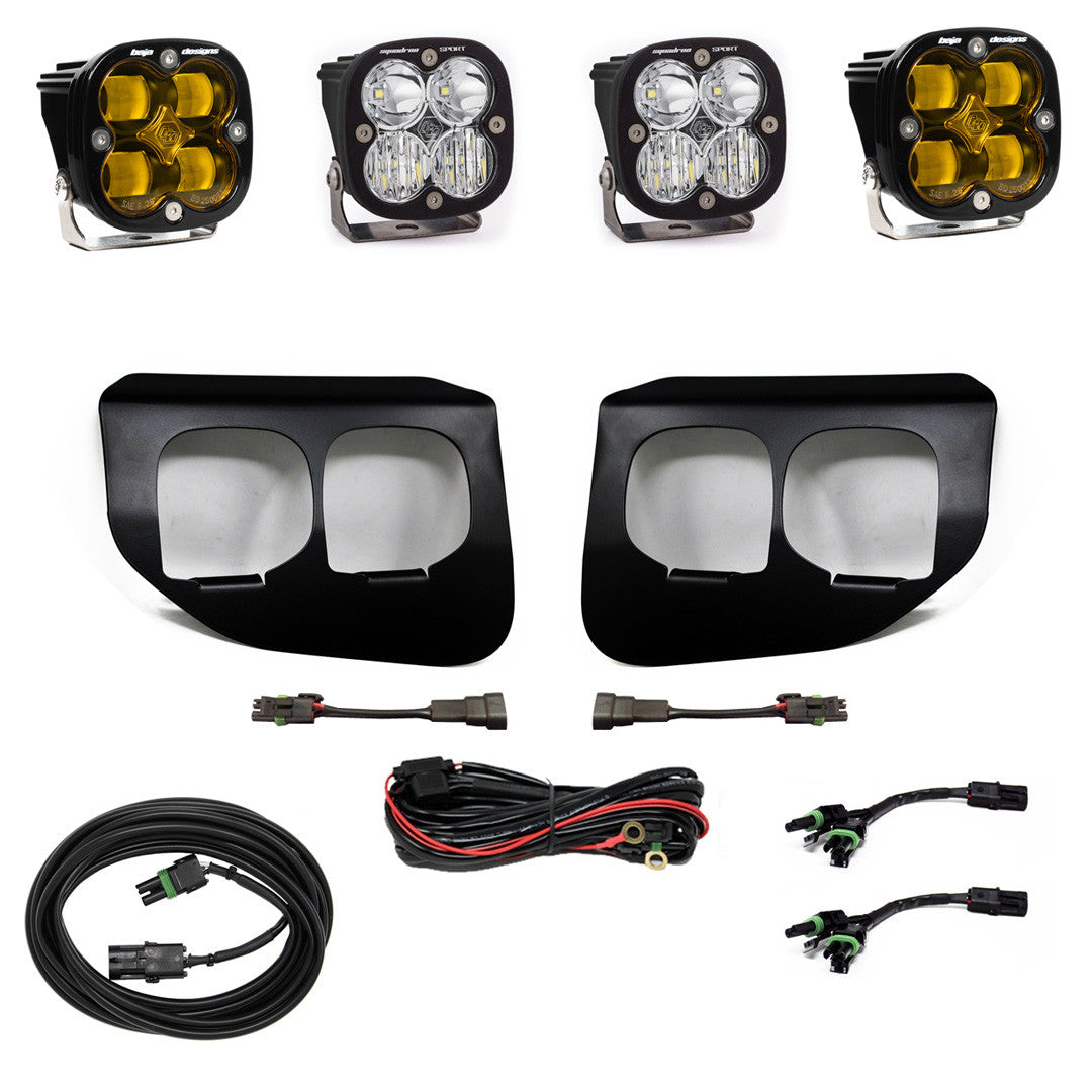 Ford Squadron SAE/Sport Fog Pocket Light Kit - Ford 2020-22 F-250/350 Super Duty
