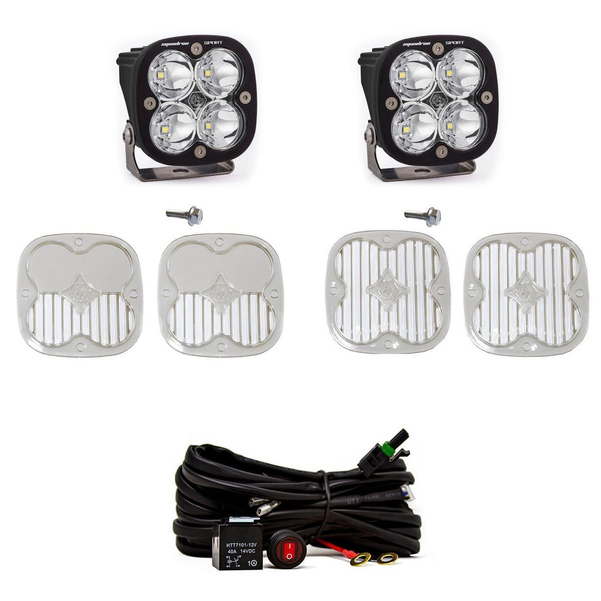 Ford Squadron Sport A-Pillar Light Kit - Ford 2021-2025 Bronco; 2022-2025 Bronco Raptor