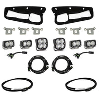 Ford Squadron Pro/Dual S2 Sport Steel Bumper Fog Pocket Light Kit - Ford 2021-2025 Bronco; 2022-2025 Bronco Raptor; NOTE: w/ OE Steel Bumper