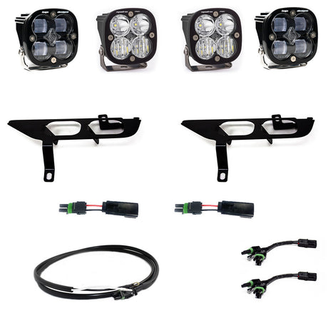 Ford Squadron SAE/Pro Fog Pocket Light Kit - Ford 2021-23 F-150; NOTE: w/ Daytime Running Lights (DRL)