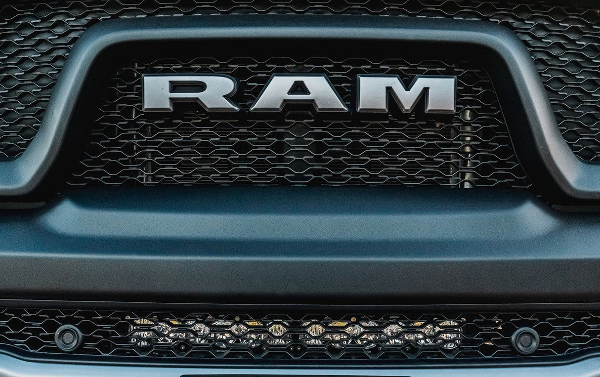 RAM OnX6+ 20 Inch Bumper Light Bar Kit - RAM 2019-24 1500 NOTE: Rebel