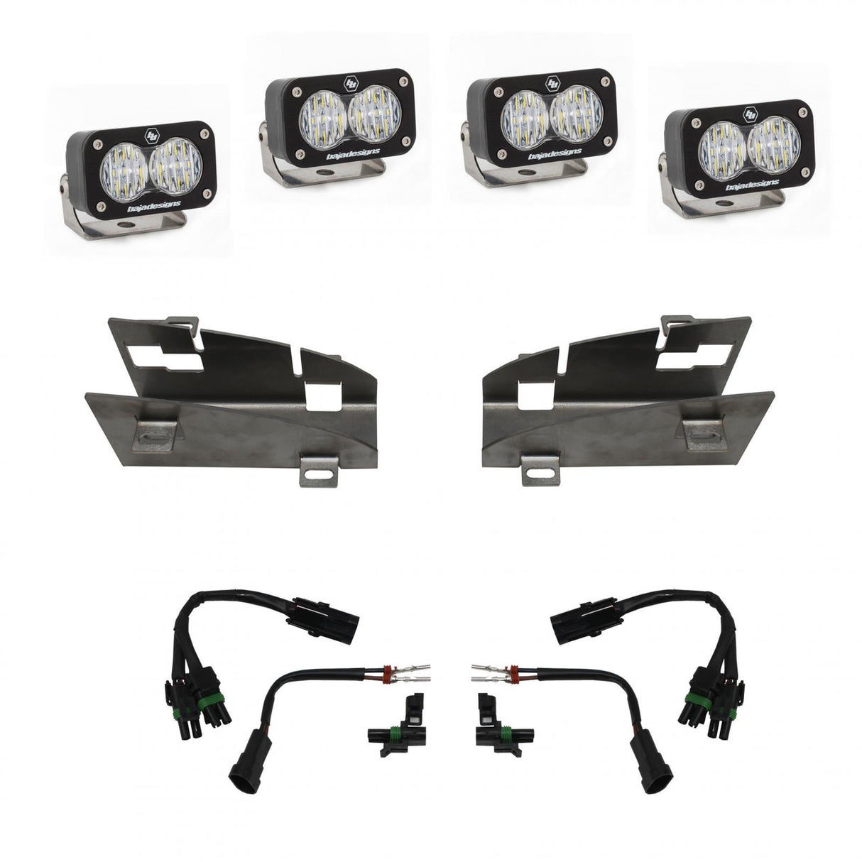 RAM S2 Sport Dual Fog Pocket Light Kit - RAM 2019-24 1500 Rebel; 2021-24 1500 TRX