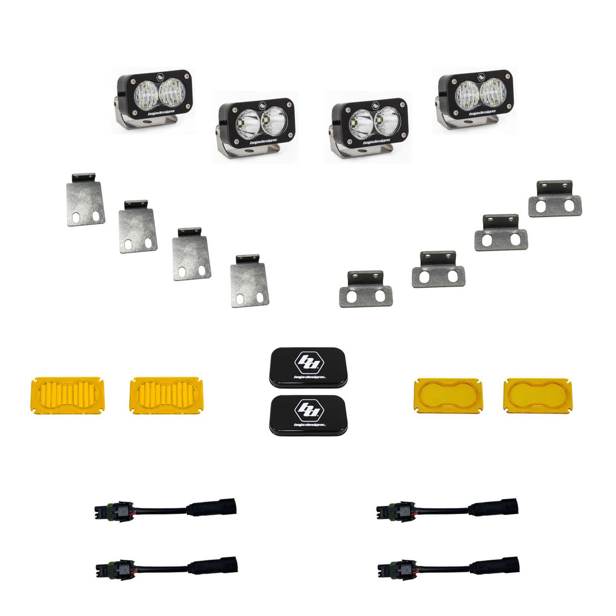 Ford S2 Pro Dual Fog Pocket Light Kit - Ford 2021-2025 F-150 Raptor, 2024-2025 F-150 Raptor 37/R