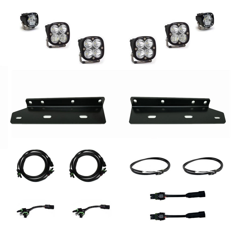 Ford Squadron Sport/S1 Fog Pocket Light Kit - Ford 2021-2025 F-150; NOTE: Raptor