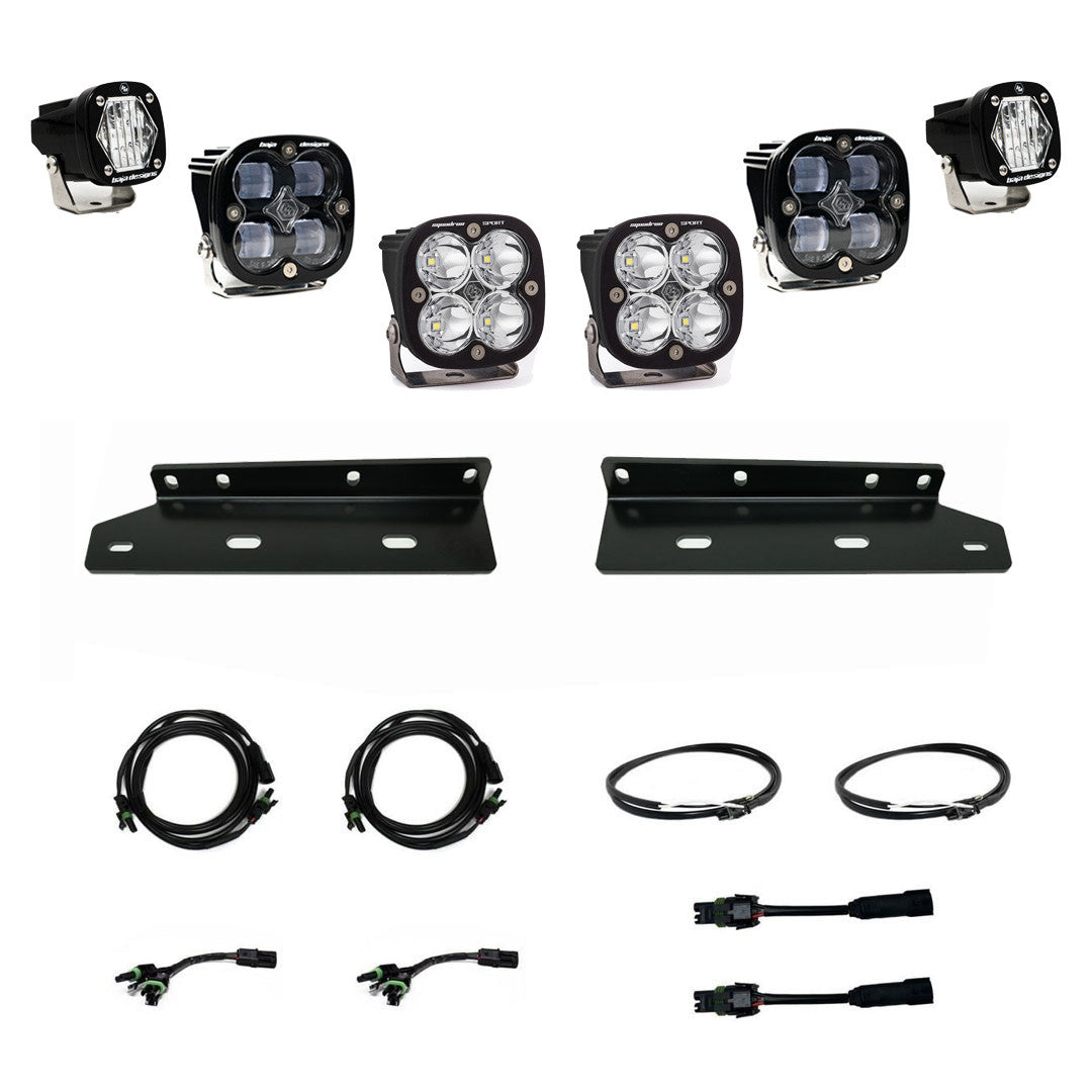 Ford Squadron SAE/S1 Fog Pocket Light Kit - Ford 2021-2025 F-150; NOTE: Raptor
