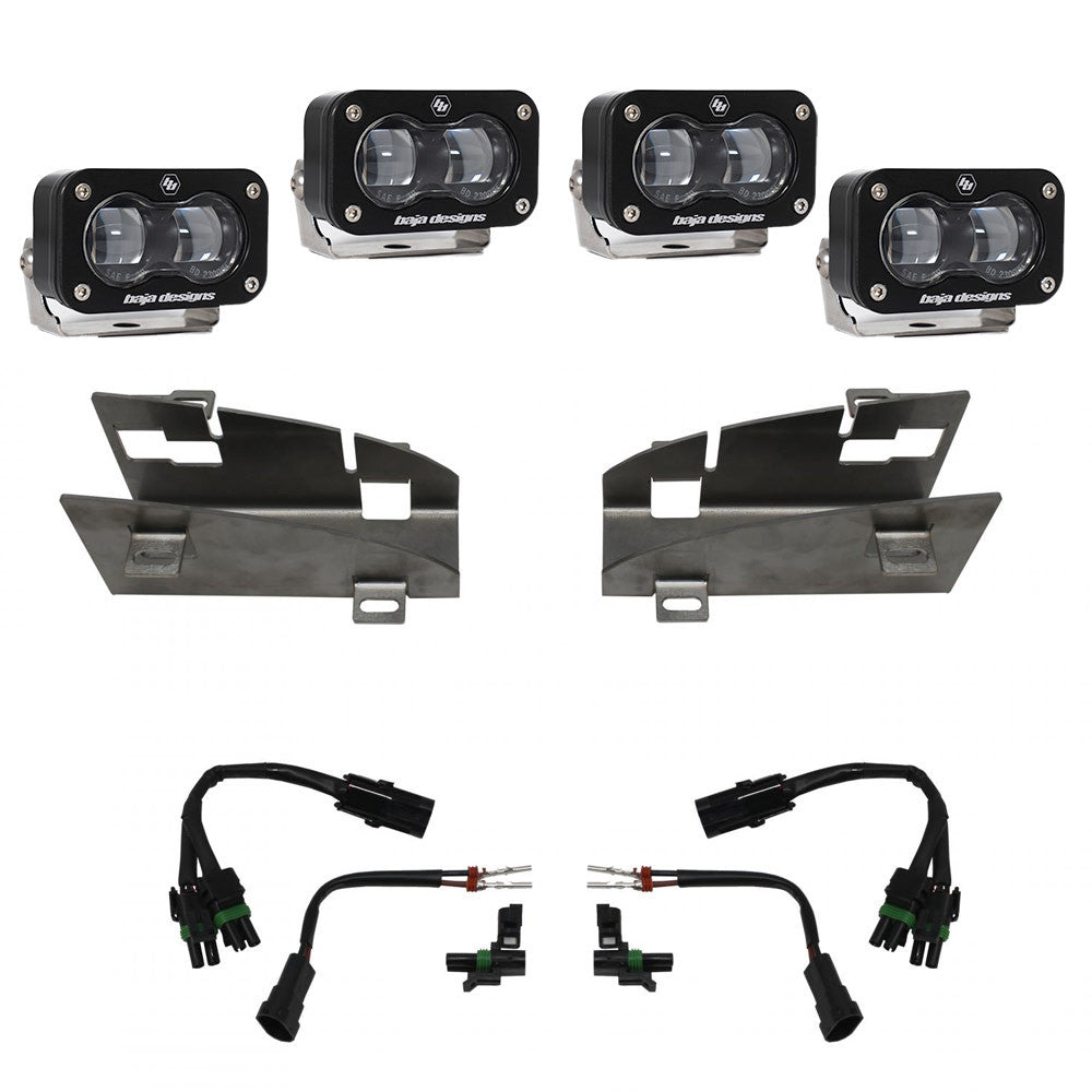 RAM Dual S2 SAE Fog Pocket Light Kit - RAM 2019-24 1500 Rebel; 2021-24 1500 TRX