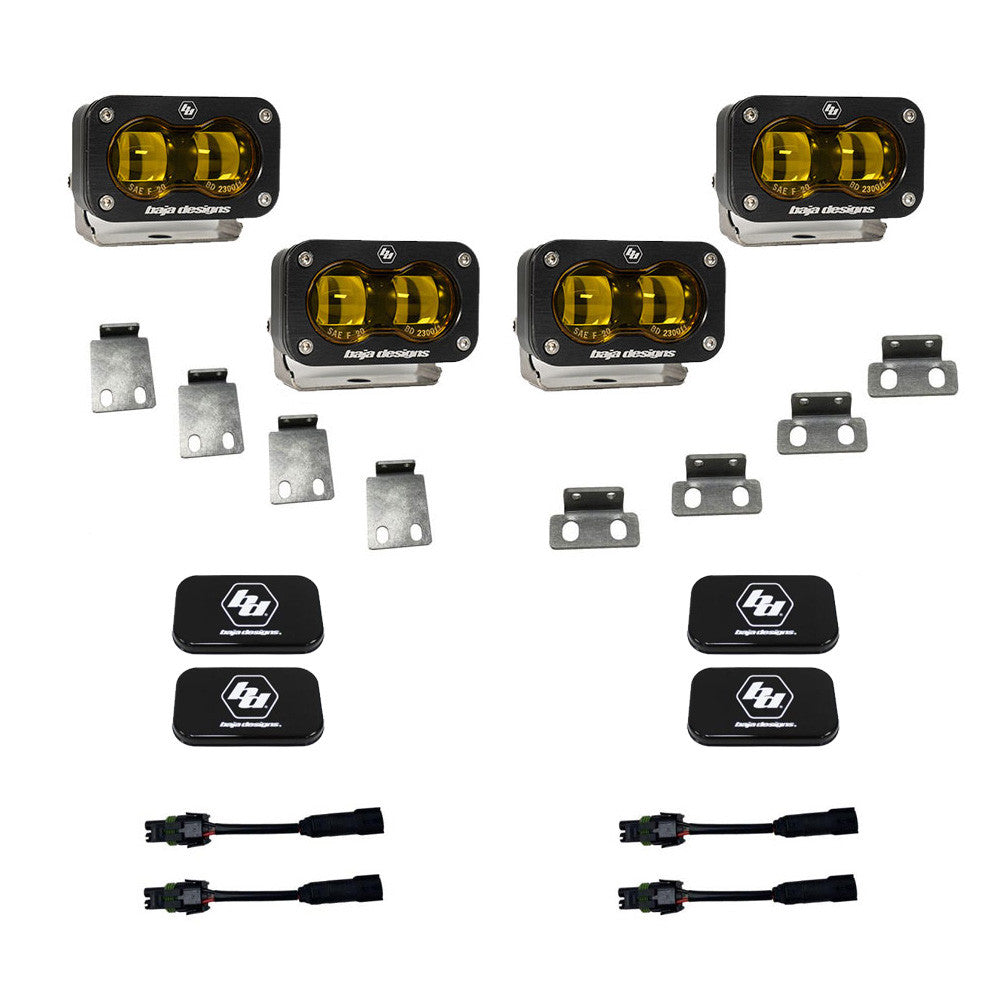 Ford Raptor S2 SAE Dual Fog Pocket Kit - Ford 2021-2025 F-150 Raptor, 2024-2025 F-150 Raptor 37/R