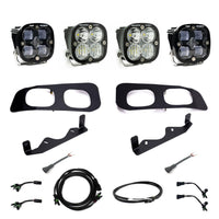 Ford Squadron SAE/Squadron Sport Dual Fog Pocket Light Kit - Ford 2023-2025 F-250/350 Super Duty