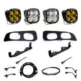 Ford Squadron SAE/Squadron Sport Dual Fog Pocket Light Kit - Ford 2023-2025 F-250/350 Super Duty
