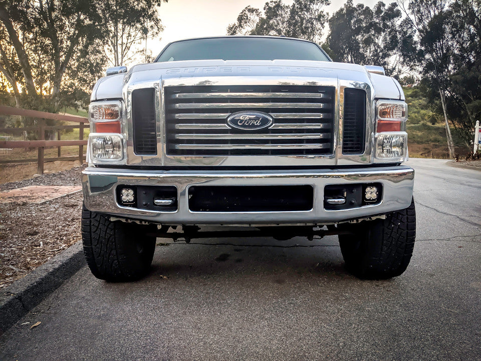 Ford Squadron SAE Fog Pocket Light Kit - Ford 1999-10 F-250/350 Super Duty