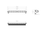 S8 Straight LED Light Bar - Universal
