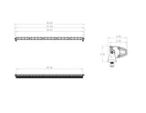 S8 Straight LED Light Bar - Universal