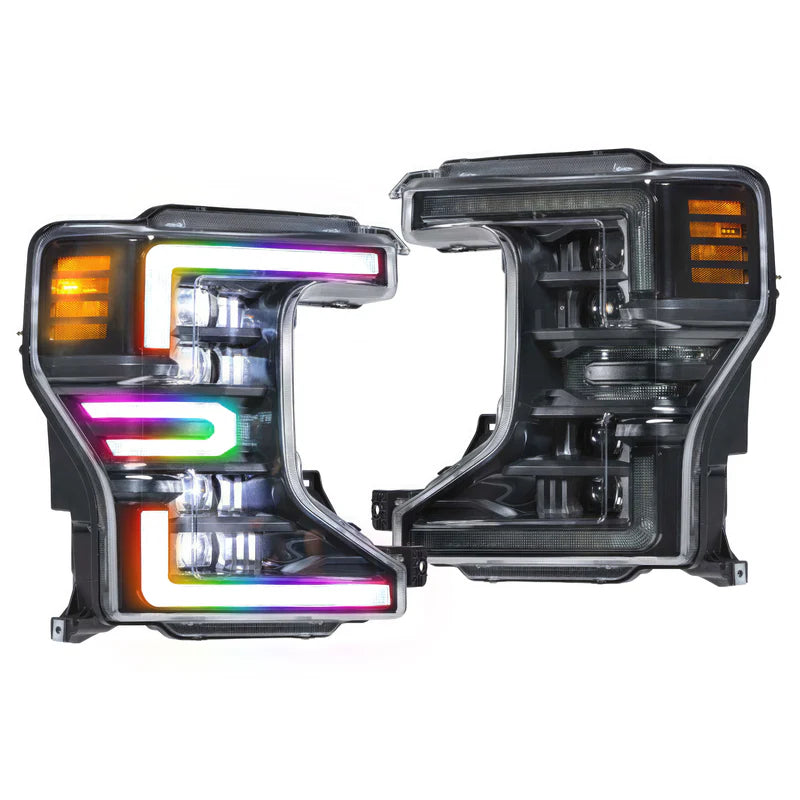 Ford Super Duty: Multicolor Flow Series Headlights (2020-2022) | XB Morimoto