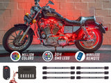 Flexible Million Color LED Motorcycle Lighting Kit