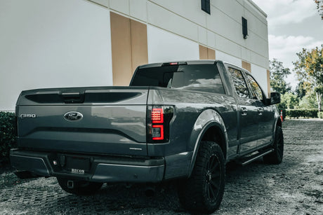 Ford F150 18-20 OLED Tail Lights in Smoked