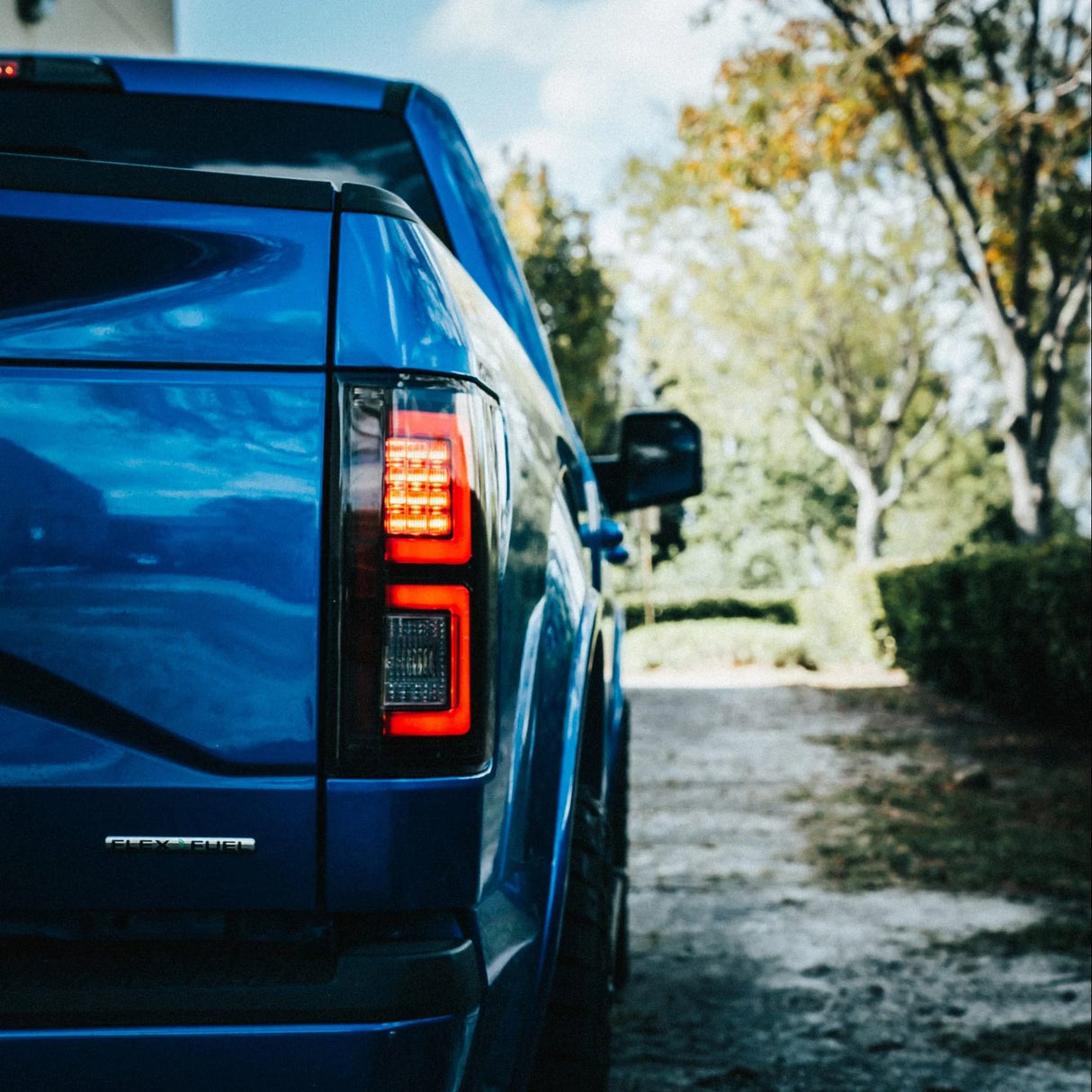 Ford F150 15-17 Tail Lights LED in Smoked