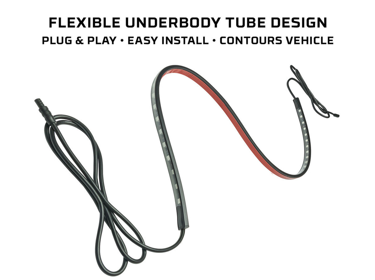Green LED Flexible Slimline Car Underbody Lighting Kit