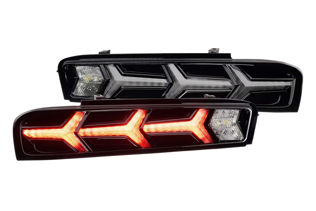 16-18 CHEVROLET CAMARO XB LED TAIL LIGHTS (SMOKED)