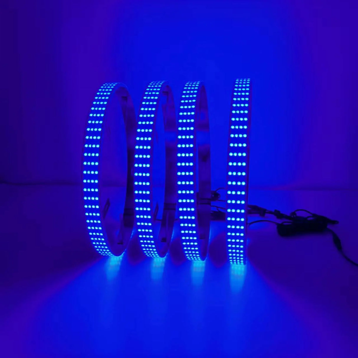 RGB+W Quad Row Wheel Lights