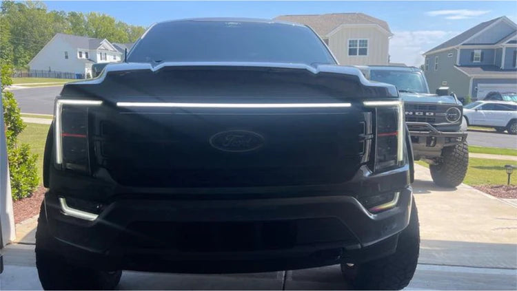 2021-2023 Ford F150 Tremor LED Grille Light Kit – White DRL Strip