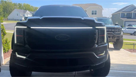 2021-2023 Ford F150 Tremor LED Grille Light Kit – White DRL Strip