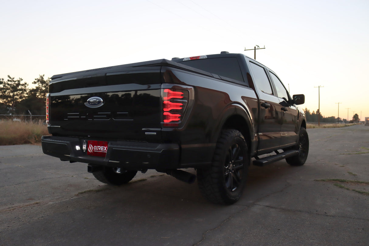 21-23 Ford F150 LUXX-Series LED Tail Lights Black