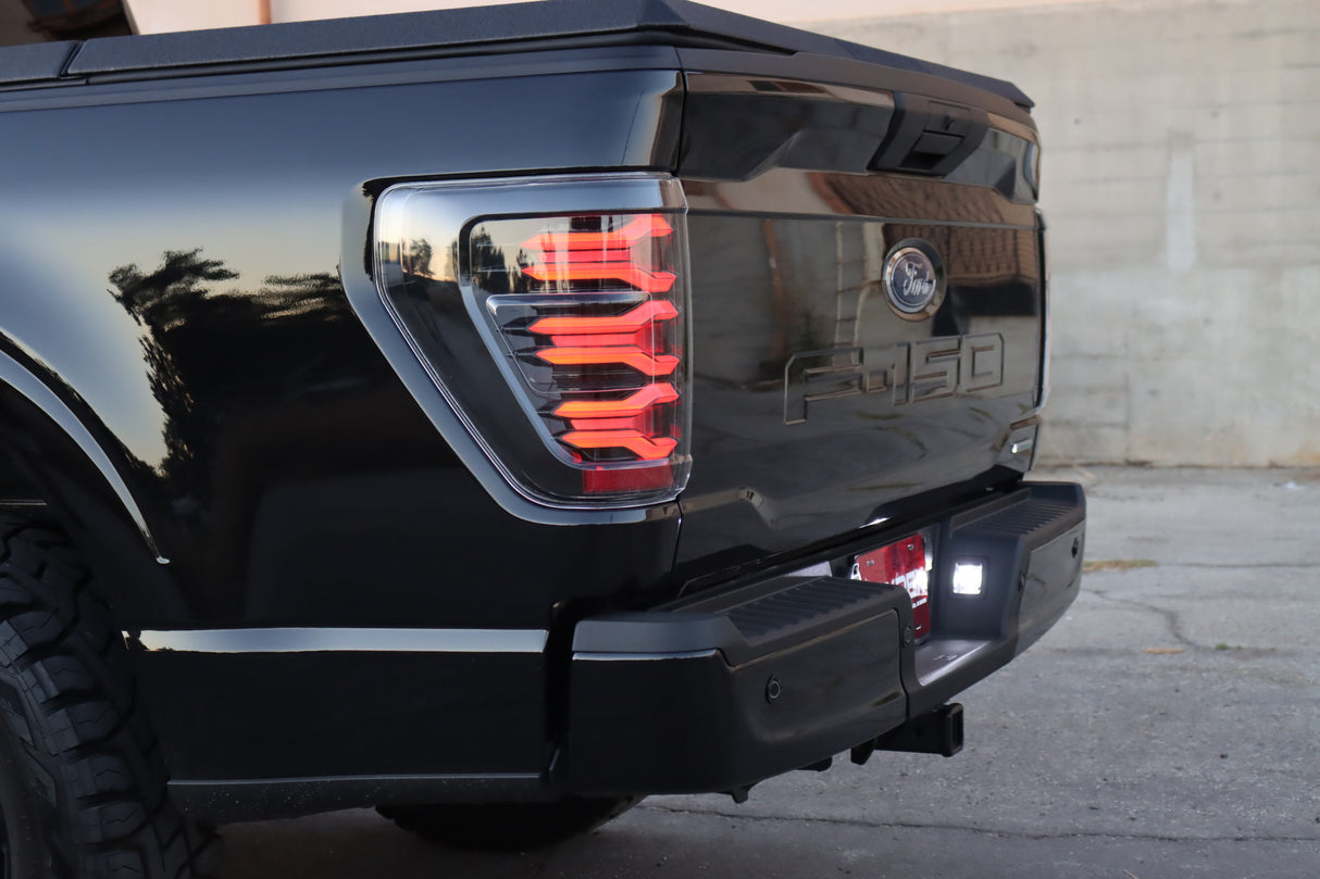 21-23 Ford F150 LUXX-Series LED Tail Lights Black