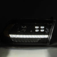 09-18 Ram Truck LUXX-Series (5th Gen 2500 Style) LED Projector Headlights Black
