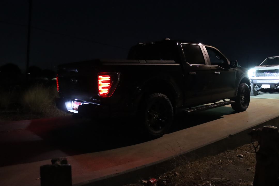 21-23 Ford F150 LUXX-Series LED Tail Lights Black