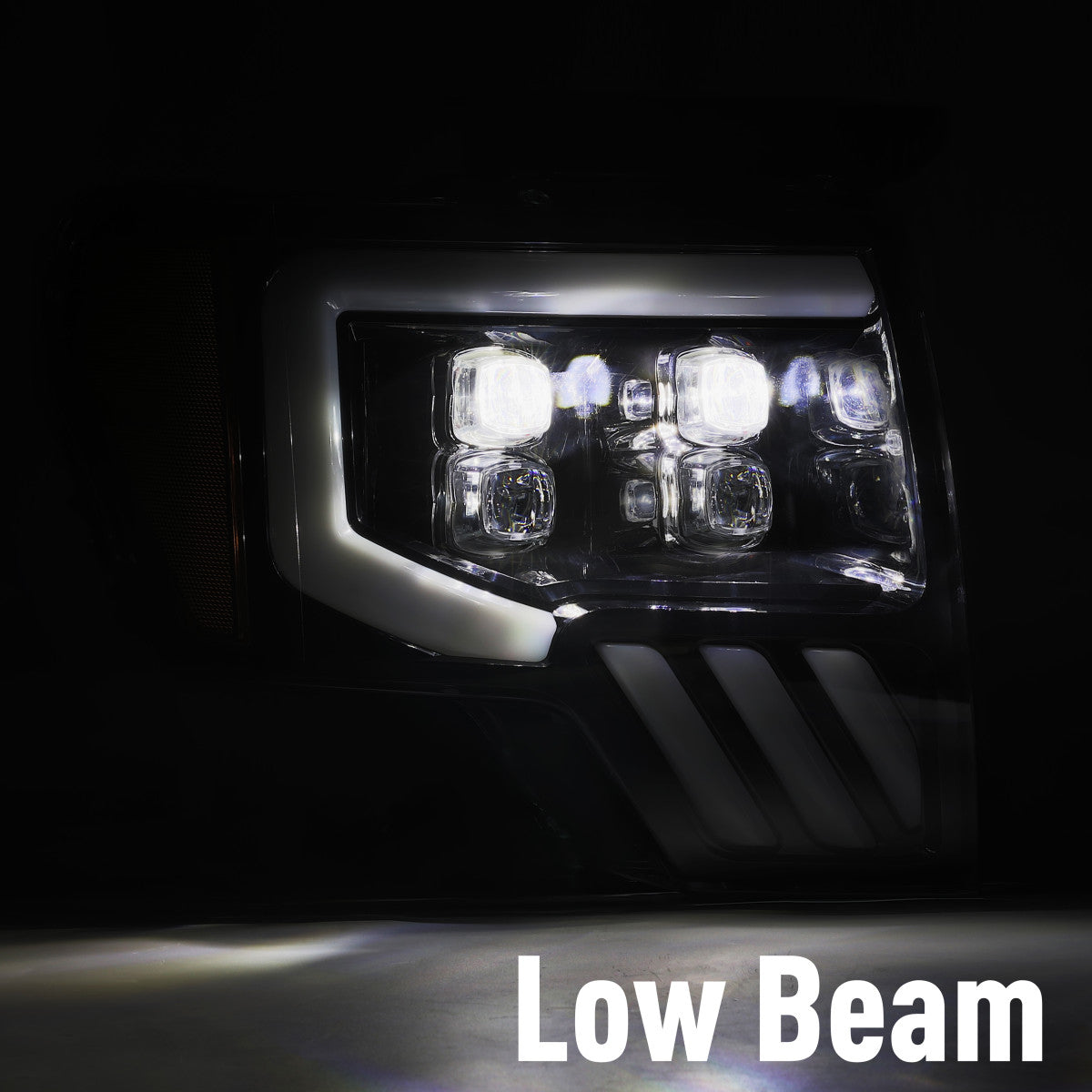 09-14 Ford F150 NOVA-Series LED Projector Headlights Black