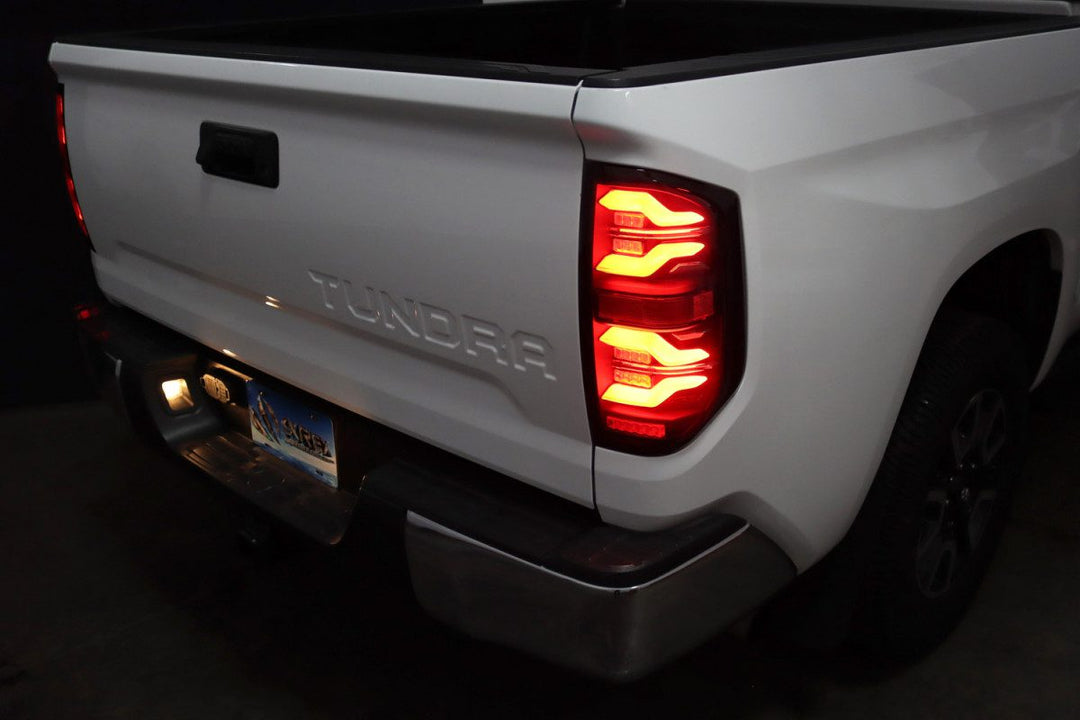 14-21 Toyota Tundra LUXX-Series LED Tail Lights Alpha-Black