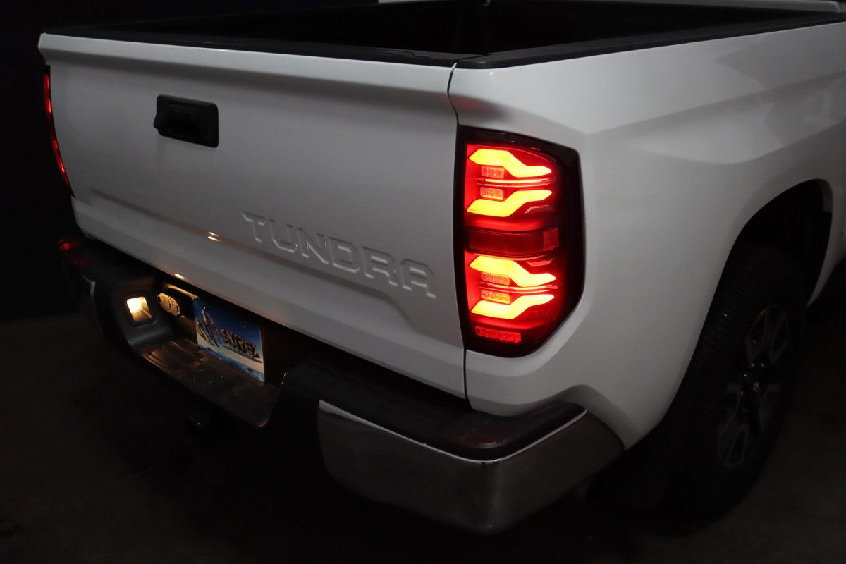 14-21 Toyota Tundra LUXX-Series LED Tail Lights Alpha-Black