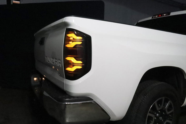 14-21 Toyota Tundra LUXX-Series LED Tail Lights Alpha-Black