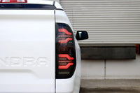 14-21 Toyota Tundra LUXX-Series LED Tail Lights Black-Red - Backordered