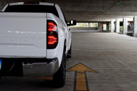 14-21 Toyota Tundra LUXX-Series LED Tail Lights Black-Red - Backordered