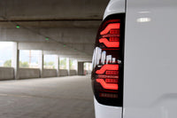 14-21 Toyota Tundra LUXX-Series LED Tail Lights Black-Red - Backordered