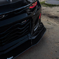 2017-2025 Chevy Camaro ZL1 Carbon Fiber Extension Splitter with Rods